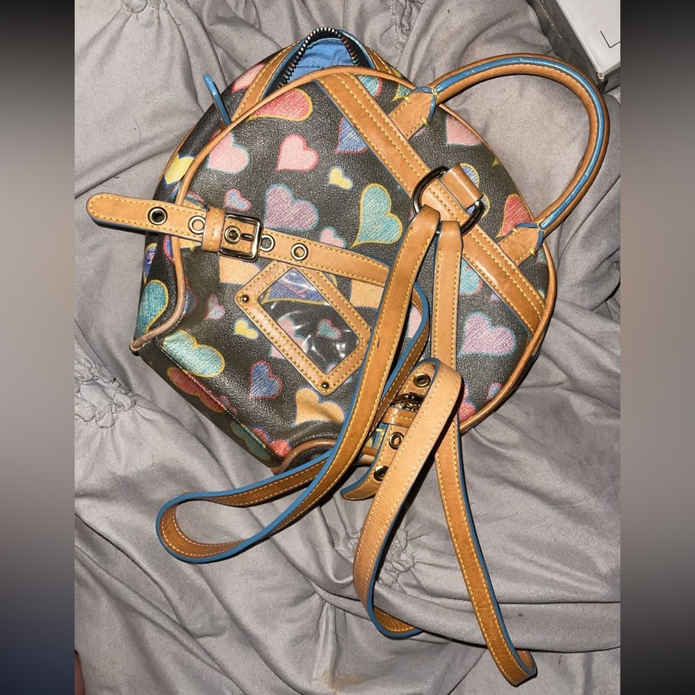 Dooney & Bourke Heart Y2K Backpack Purse - Picture 2 of 2
